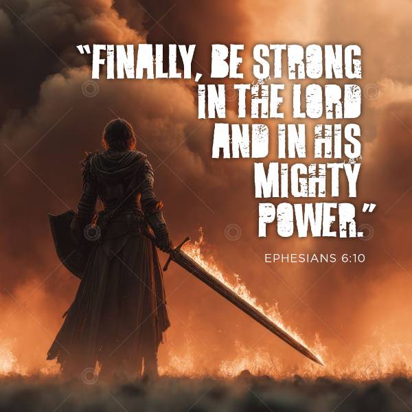 Be Strong in the Lord Social Graphic