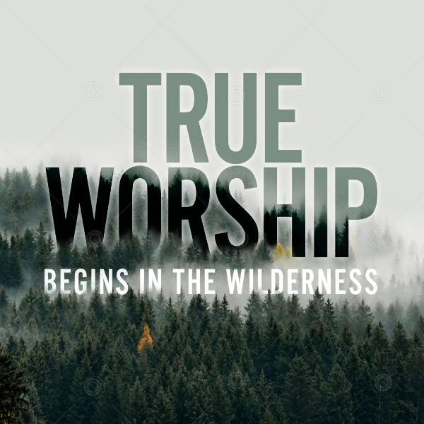 True Worship Begins in the Wilderness Social Graphic