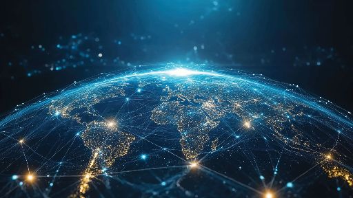 Electric Earth from Space Motion Background