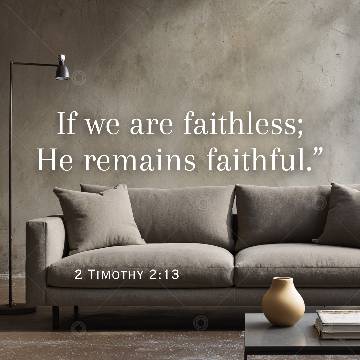 If We Are Faithless (2 Timothy 2:13) Social Graphic