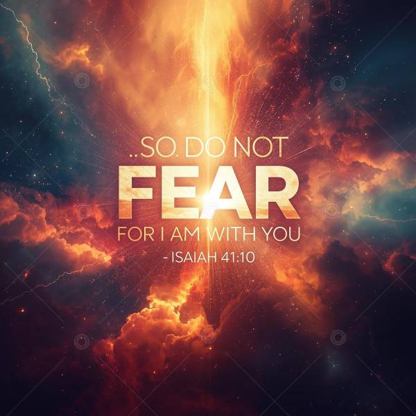 Do not Fear (Isaiah 41:10) Social Graphic