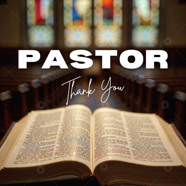Pastor Thank You Social Graphic