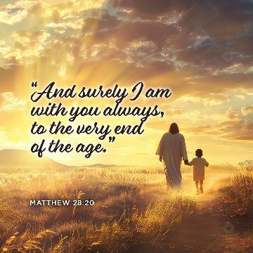 With You Always... (Matthew 28:20) Social Graphic