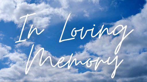view the Motion Background In Loving Memory Clouds Loop