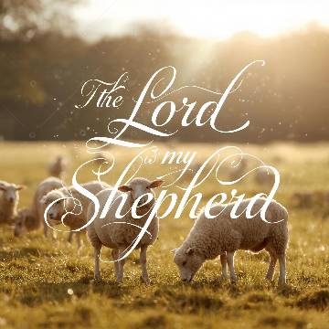 view the Social Graphic The Lord is My Shepherd (Psalm 23:1)