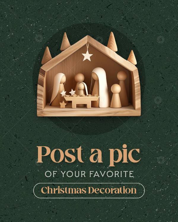 Favorite Christmas Decoration  Social Graphic