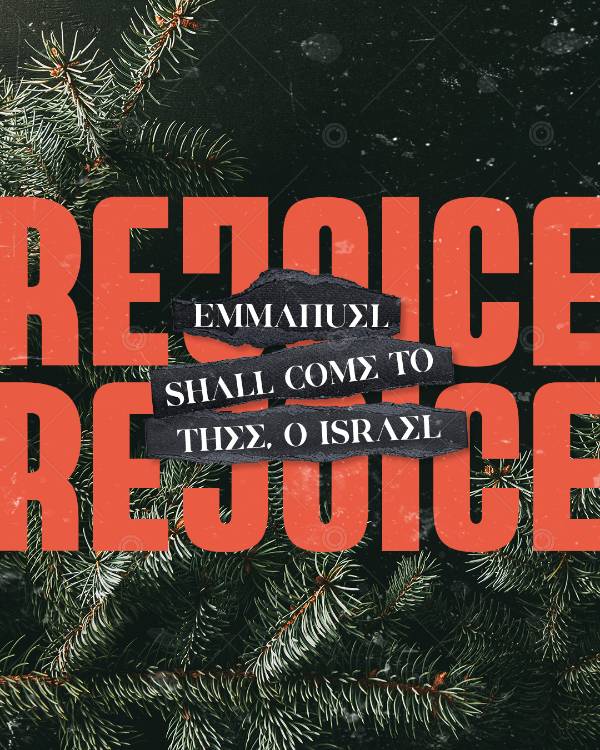 Rejoice, Rejoice! Emmanuel Social Graphics Social Graphic