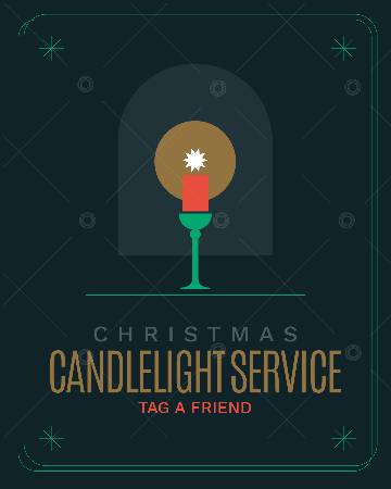 view the Social Graphic Christmas Candlelight Service