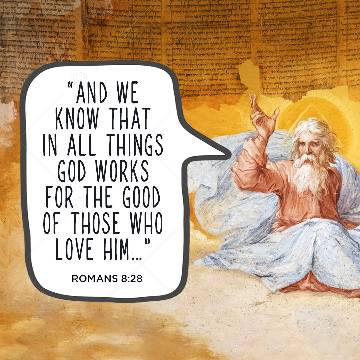 view the Social Graphic Works All for Good (Romans 8:28)