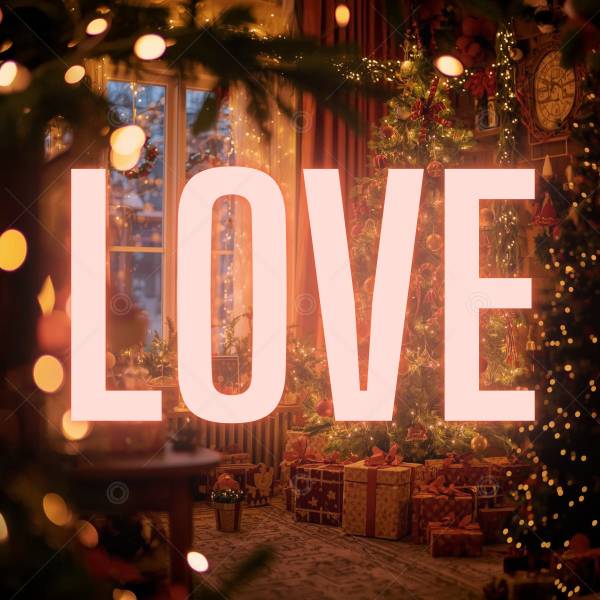 Love - Christmas Social Graphic