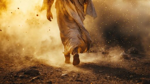 view the Motion Background Jesus in the Dust Loop