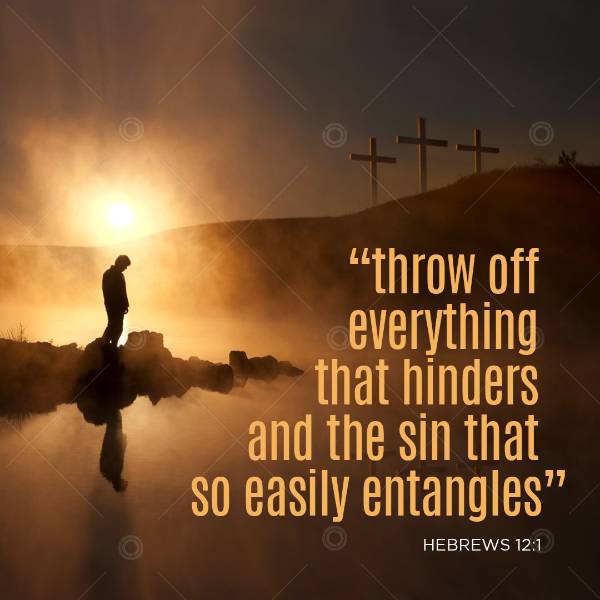 Throw it all off... (Hebrews 12:1) Social Graphic