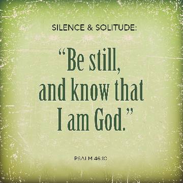 view the Social Graphic Be Still and Know 