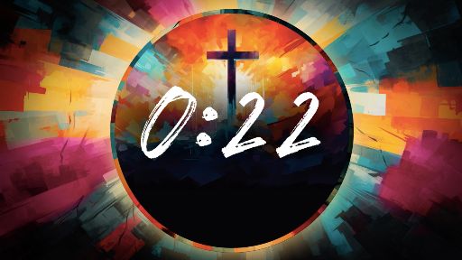 view the Countdown Video Colorful Easter Cross Countdown