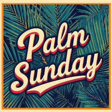 view the Social Graphic Pop Art Palm Sunday Pack