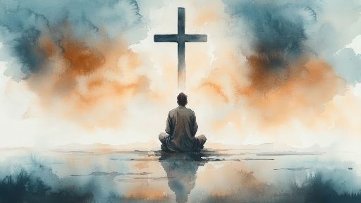 view the Motion Background Kneeling at the Cross Motion