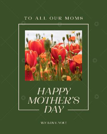 view the Social Graphic Love You Mom: Happy Mother's Day