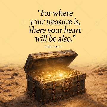 view the Social Graphic Where Your Treasure Is... (Matthew 6:21)