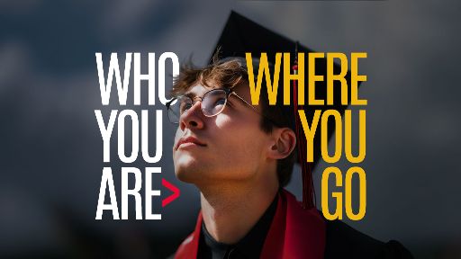 view the Preaching Slide Who You Are > Where You Go (Graduation)
