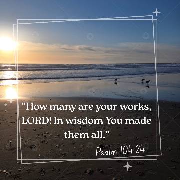 view the Social Graphic You Made Them All (Psalm 104:24)