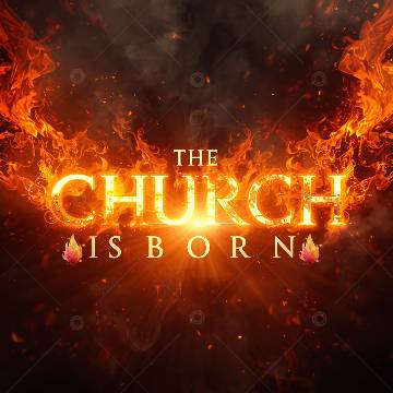 view the Social Graphic The Church is Born (Pentecost)