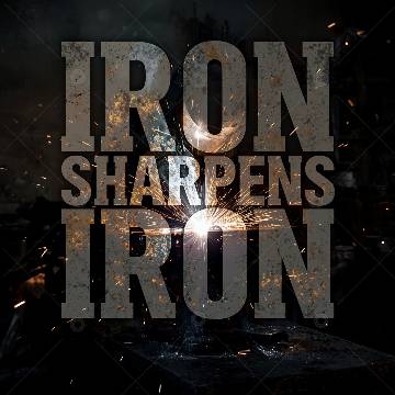 view the Social Graphic Iron Sharpens Iron (Proverbs 27:17)