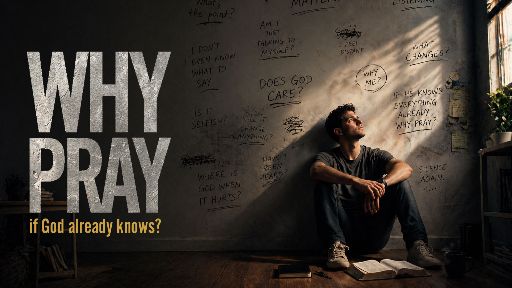 view the Motion Background Why Pray if God Already Knows Loop