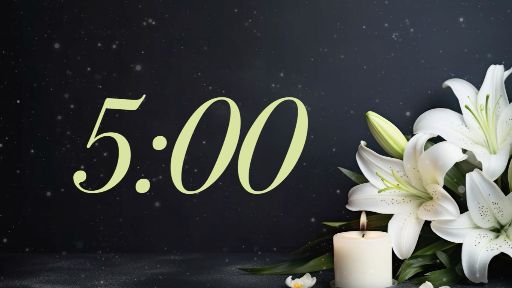 view the Countdown Video Lily & Candle Countdown