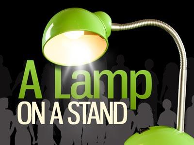 lamp on a stand