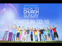 Back to Church Sunday (10 minutes) Countdown Video