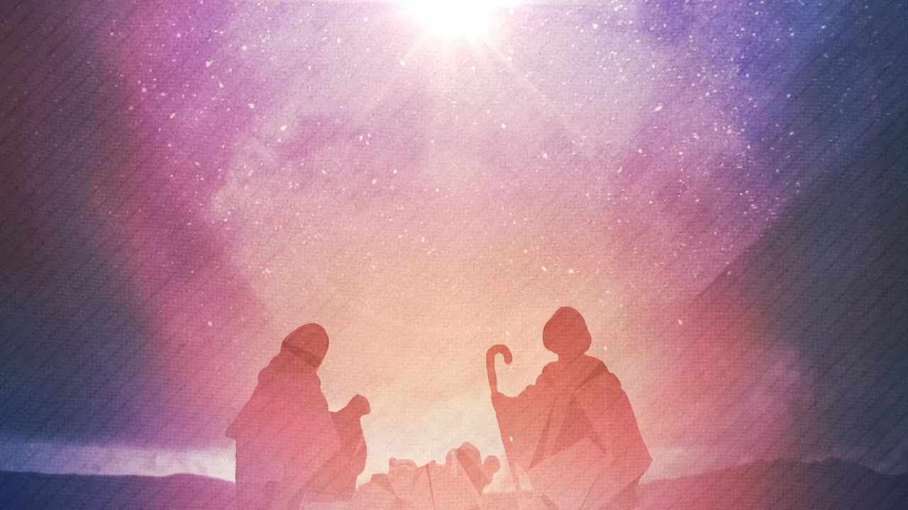 Church Motion Background: Christmas Sky 01 - SermonCentral.com, image size:1280x720