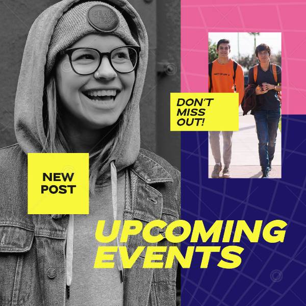 Upcoming Events Social Graphic