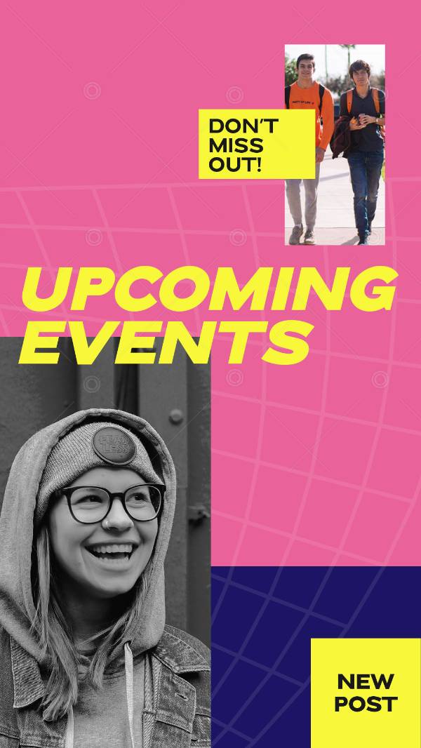 Upcoming Events Social Graphic