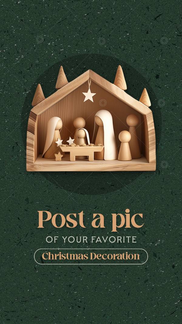 Favorite Christmas Decoration  Social Graphic