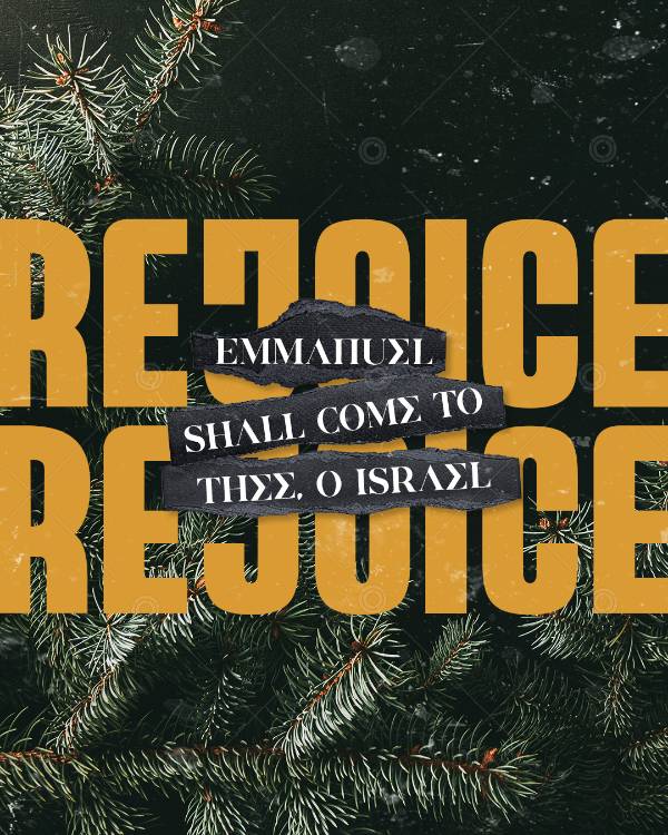 Rejoice, Rejoice! Emmanuel Social Graphics Social Graphic