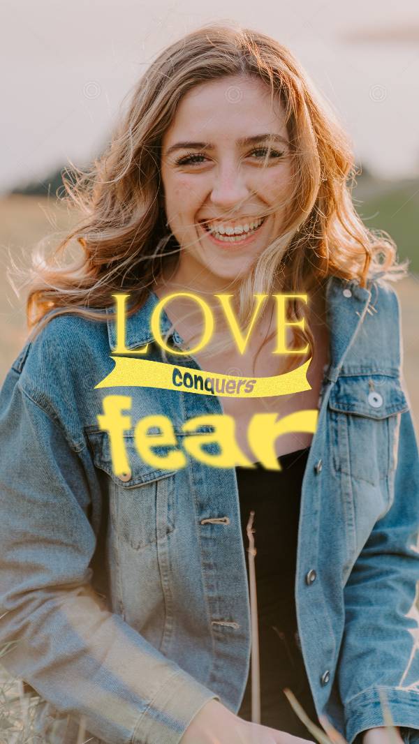 Love Conquers Fear Social Graphic