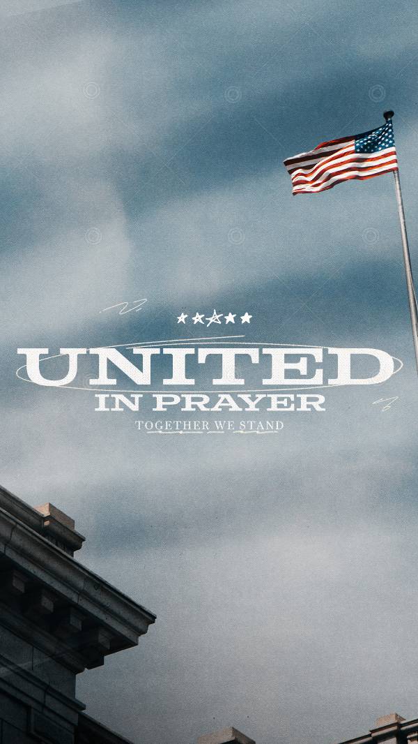 Pray For Our Nation  Social Graphic