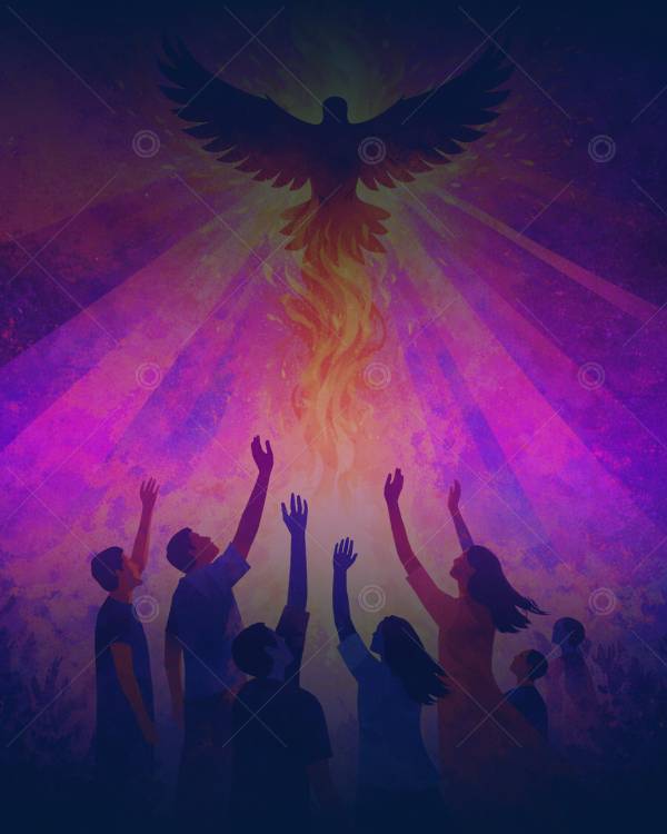 Church Social Graphic: Pentecost Celebration Holy Spirit You Are ...