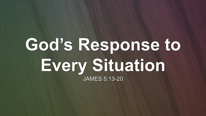 God’s Response To Every Situation thumbnail