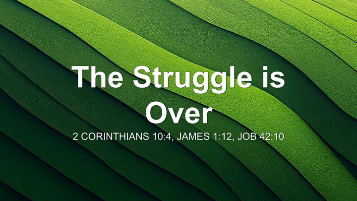 The Struggle Is Over thumbnail