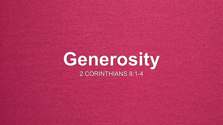 Generosity