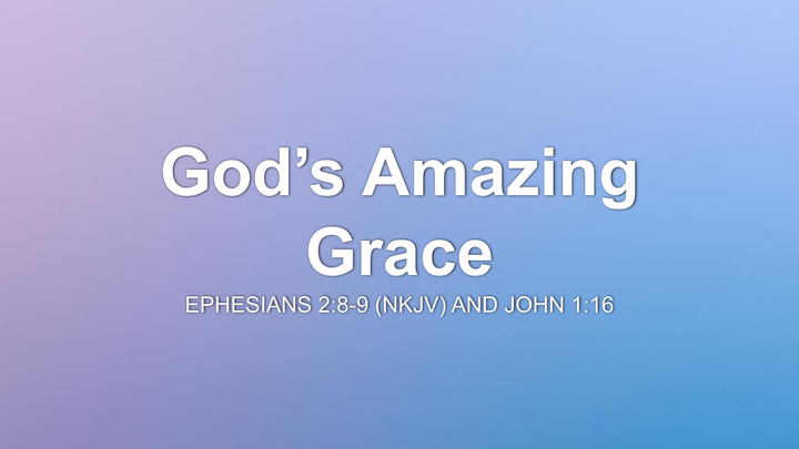 God’s Amazing Grace thumbnail