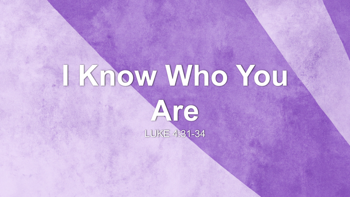 I Know Who You Are