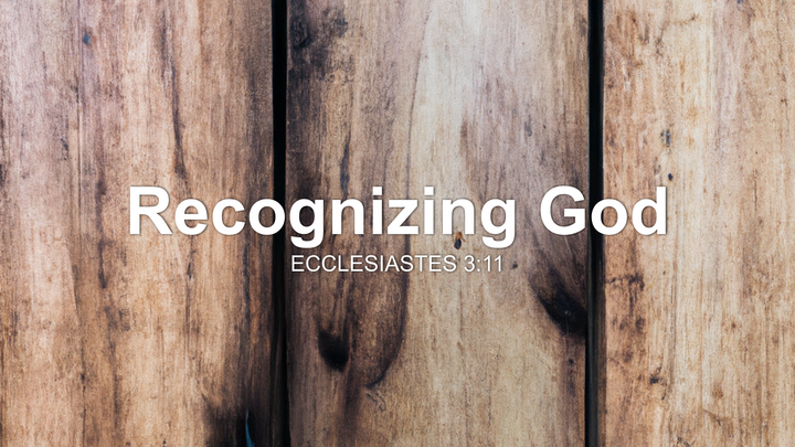 Recognizing God