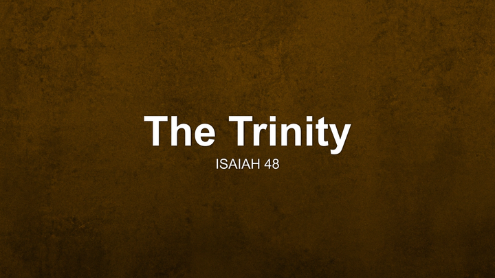 The Trinity