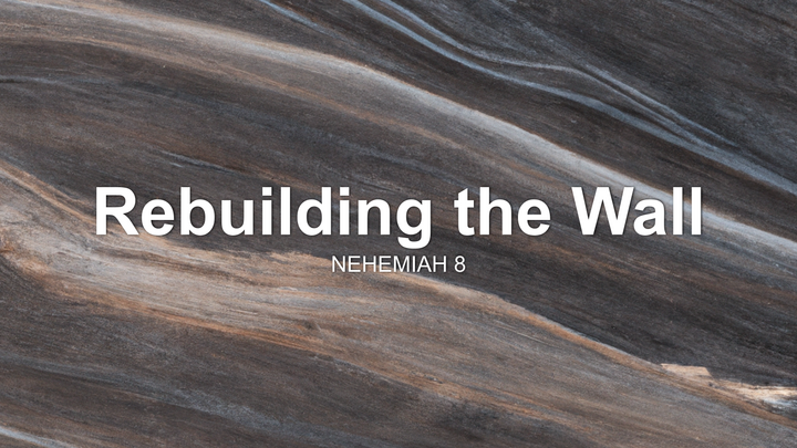 Rebuilding the Wall