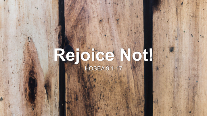 Rejoice Not! thumbnail