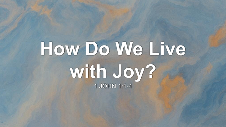 How Do We Live With Joy? thumbnail