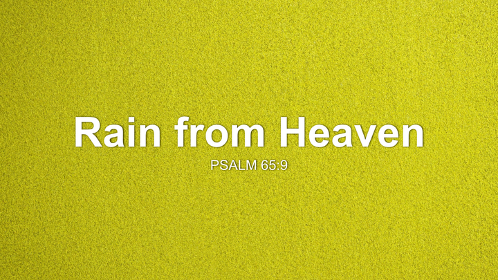 Rain from Heaven