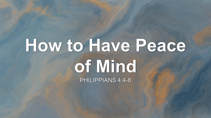 How To Have Peace Of Mind thumbnail